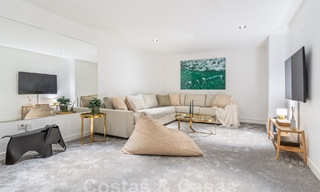 Modern luxury villa for sale with contemporary Mediterranean architecture located in Nueva Andalucia's golf valley, Marbella 63024 