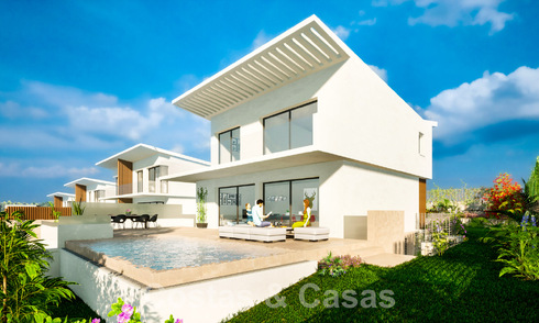 New contemporary luxury houses for sale in Mijas golf valley, Costa del Sol 63029