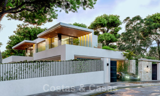 Superior luxury villa under construction for sale, frontline golf position in privileged area of East Marbella 62977 