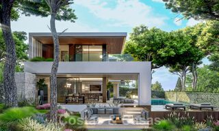 Superior luxury villa under construction for sale, frontline golf position in privileged area of East Marbella 62985 
