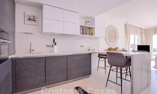 Modern apartment with spacious terrace for sale with sea views and close to golf courses in gated community in La Quinta, Marbella - Benahavis 62945 