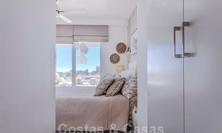 Modern apartment with spacious terrace for sale with sea views and close to golf courses in gated community in La Quinta, Marbella - Benahavis 62957 