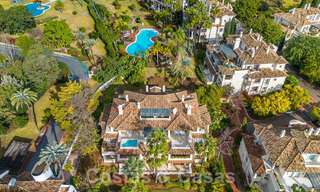 Spacious, luxury 4-bedroom penthouse for sale in frontline golf complex in Nueva Andalucia, Marbella 63053 