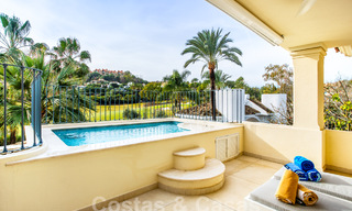 Spacious, luxury 4-bedroom penthouse for sale in frontline golf complex in Nueva Andalucia, Marbella 63060 