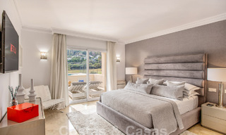 Spacious, luxury 4-bedroom penthouse for sale in frontline golf complex in Nueva Andalucia, Marbella 63068 