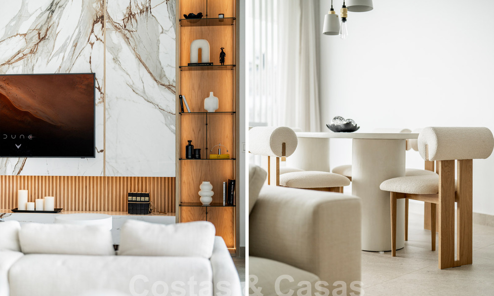 First-class, modern apartment for sale, with sea, golf and mountain views in Benahavis - Marbella 63128