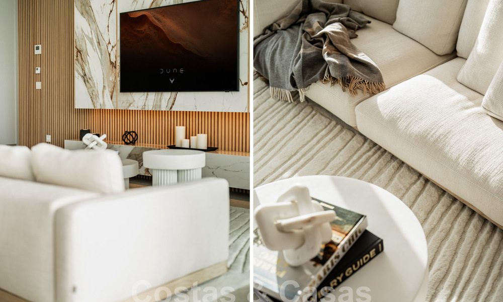 First-class, modern apartment for sale, with sea, golf and mountain views in Benahavis - Marbella 63133