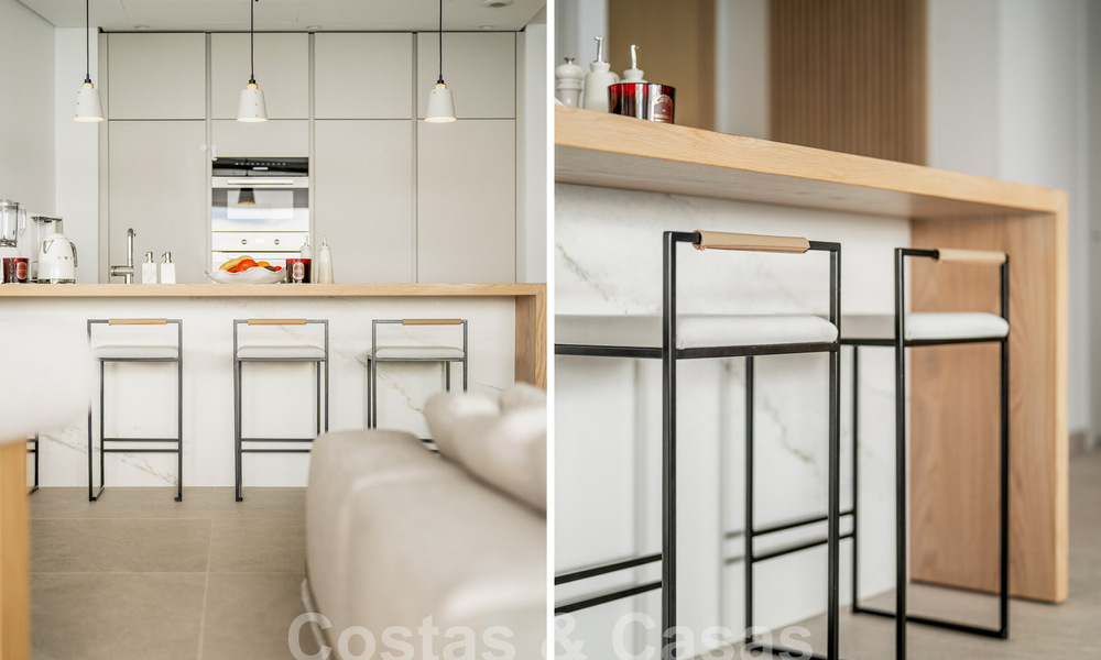 First-class, modern apartment for sale, with sea, golf and mountain views in Benahavis - Marbella 63135