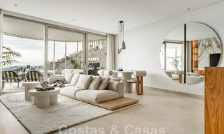 First-class, modern apartment for sale, with sea, golf and mountain views in Benahavis - Marbella 63148 