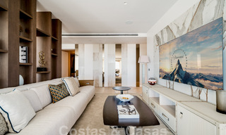 Luxury apartment for sale with a modern interior in a luxury complex in Nueva Andalucia's golf valley, Marbella 63264 