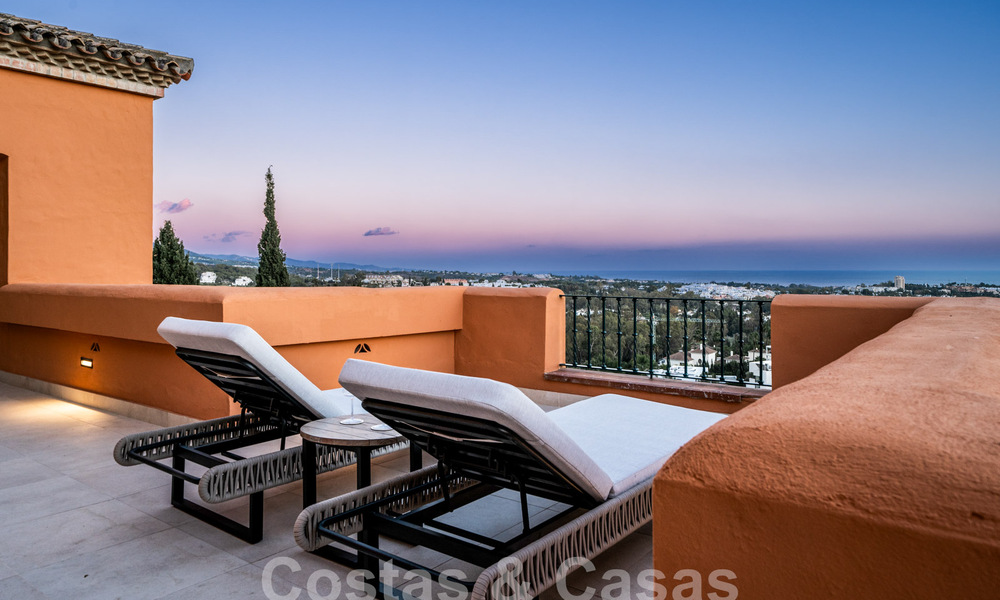 Luxury apartment for sale with a modern interior in a luxury complex in Nueva Andalucia's golf valley, Marbella 63269