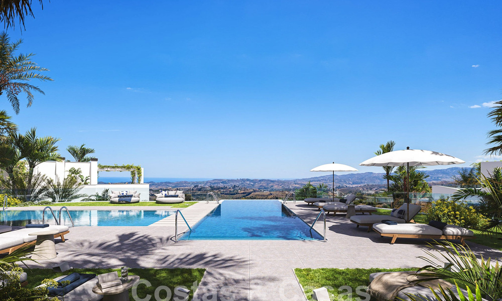 New, innovative apartments for sale with panoramic sea views in Mijas, Costa del Sol 63079