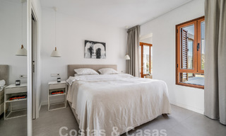 Luxurious duplex penthouse with contemporary interior for sale, frontline golf in Nueva Andalucia's golf valley, Marbella 63308 