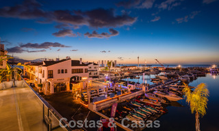 Modern refurbished penthouse for sale, front line in Puerto Banus' iconic marina, Marbella 63429 
