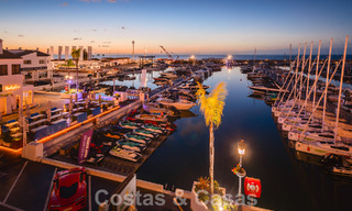Modern refurbished penthouse for sale, front line in Puerto Banus' iconic marina, Marbella 63430 