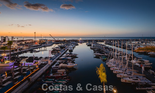 Modern refurbished penthouse for sale, front line in Puerto Banus' iconic marina, Marbella 63432 