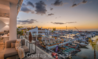 Modern refurbished penthouse for sale, front line in Puerto Banus' iconic marina, Marbella 63437 