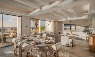 Modern refurbished penthouse for sale, front line in Puerto Banus' iconic marina, Marbella 63439 