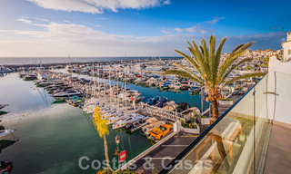Modern refurbished penthouse for sale, front line in Puerto Banus' iconic marina, Marbella 63443 