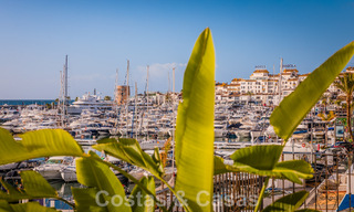 Modern refurbished penthouse for sale, front line in Puerto Banus' iconic marina, Marbella 63447 