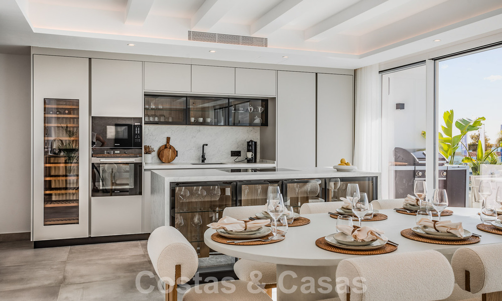 Modern refurbished penthouse for sale, front line in Puerto Banus' iconic marina, Marbella 63450