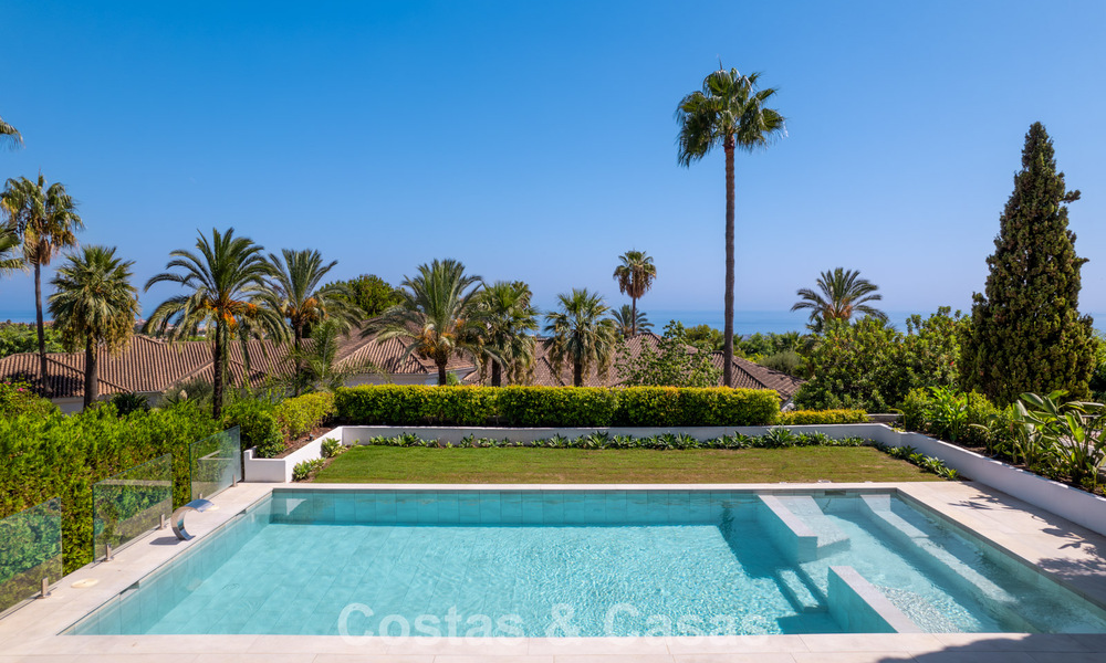 Contemporary refurbished luxury villa for sale with sea views in Sierra Blanca on Marbella's Golden Mile 63509