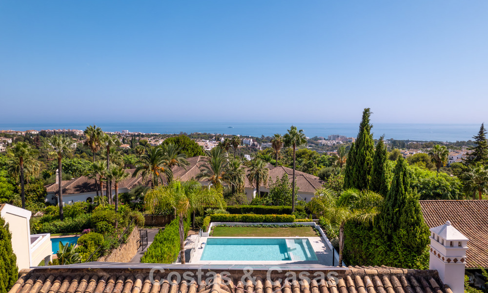 Contemporary refurbished luxury villa for sale with sea views in Sierra Blanca on Marbella's Golden Mile 63510