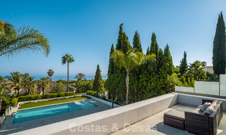 Contemporary refurbished luxury villa for sale with sea views in Sierra Blanca on Marbella's Golden Mile 63540 
