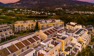 Luxurious penthouse with sea views for sale in the heart of Nueva Andalucia's golf valley, Marbella 63472 