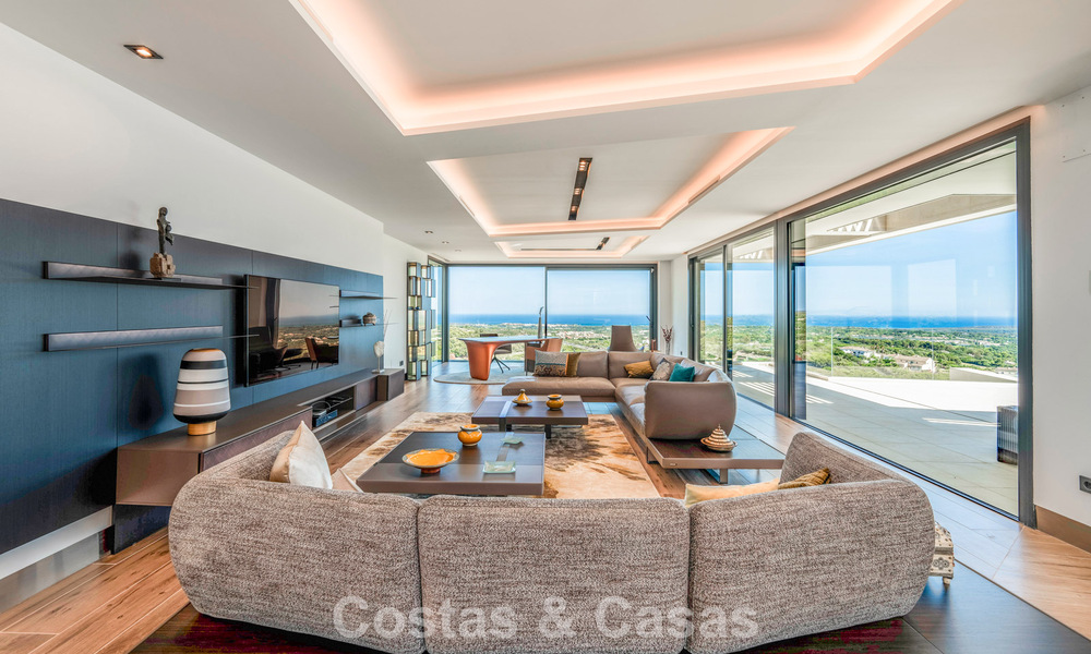 Stylish, modern luxury villa for sale with sea views in a preferred, gated community of Sotogrande, Costa del Sol 63492
