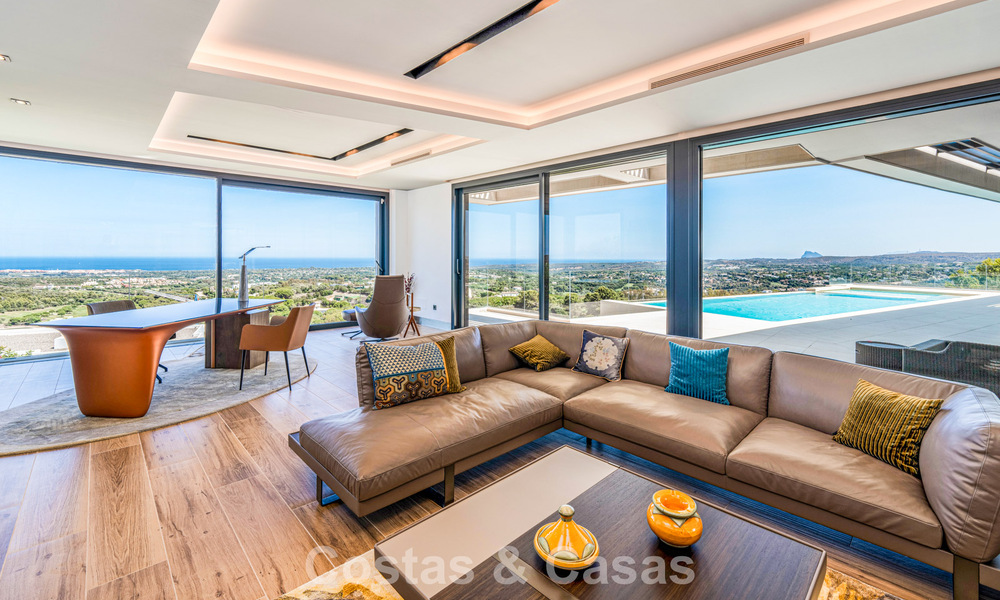 Stylish, modern luxury villa for sale with sea views in a preferred, gated community of Sotogrande, Costa del Sol 63493