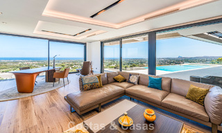 Stylish, modern luxury villa for sale with sea views in a preferred, gated community of Sotogrande, Costa del Sol 63493 