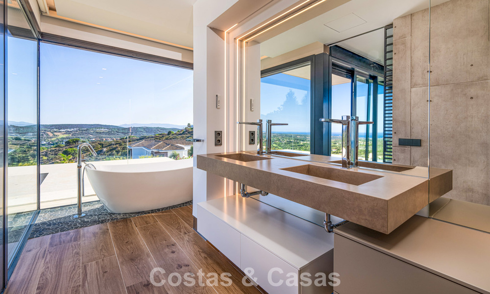 Stylish, modern luxury villa for sale with sea views in a preferred, gated community of Sotogrande, Costa del Sol 63499