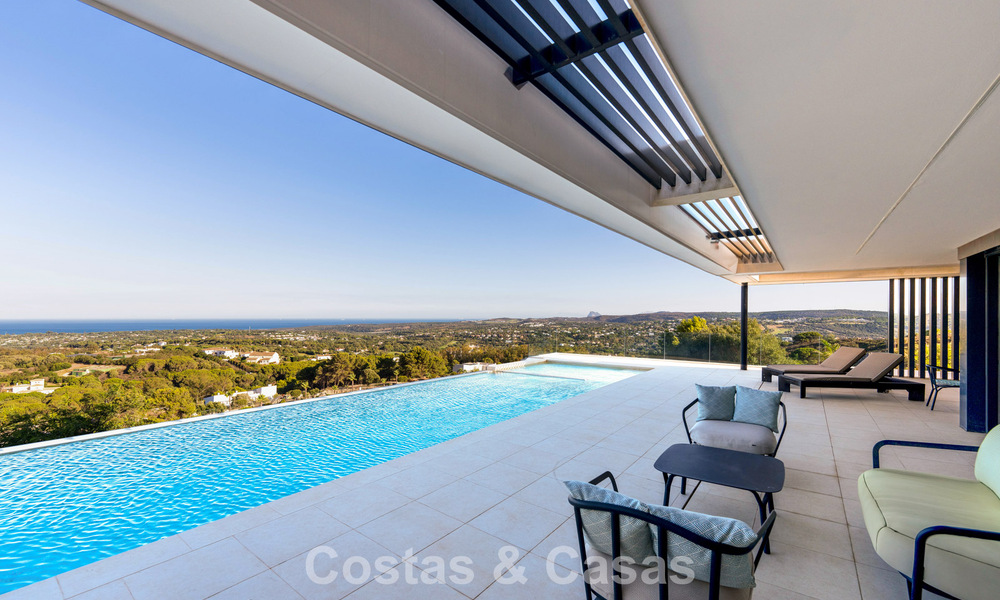 Stylish, modern luxury villa for sale with sea views in a preferred, gated community of Sotogrande, Costa del Sol 63501