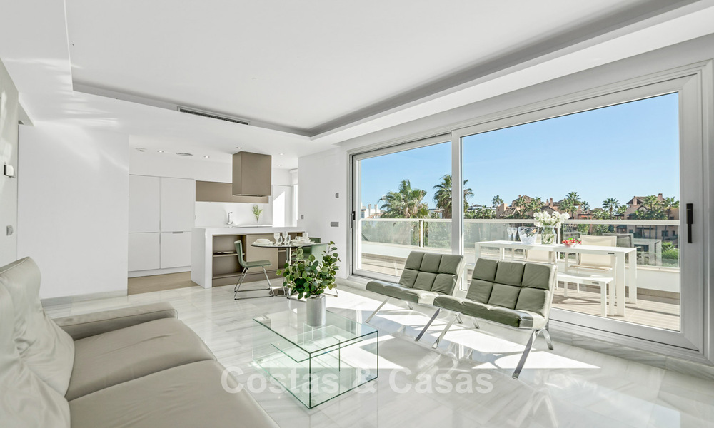 Modern, beachside penthouse with 3 bedrooms for sale in a contemporary complex in San Pedro, Marbella 63637