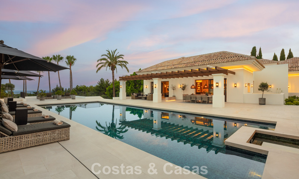 Spacious luxury mansion for sale with sea views and 5-star amenities on Marbella's Golden Mile 63703
