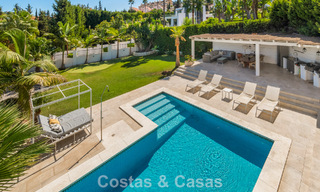 Contemporary Mediterranean luxury villa for sale in a preferred residential area in Nueva Andalucia, Marbella 63612 
