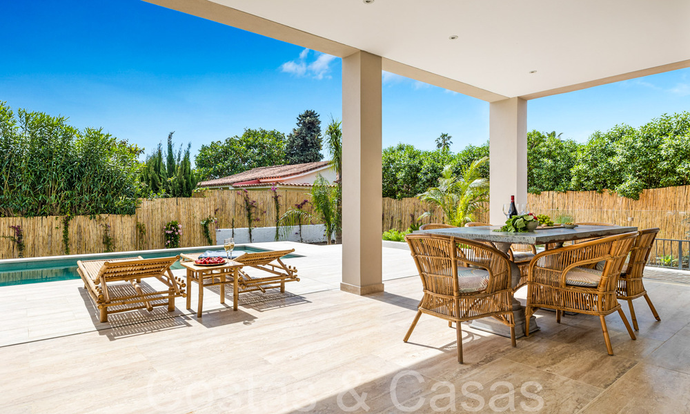 Ready to move in, new, modern villa for sale just steps from the beach and all amenities in San Pedro, Marbella 66980