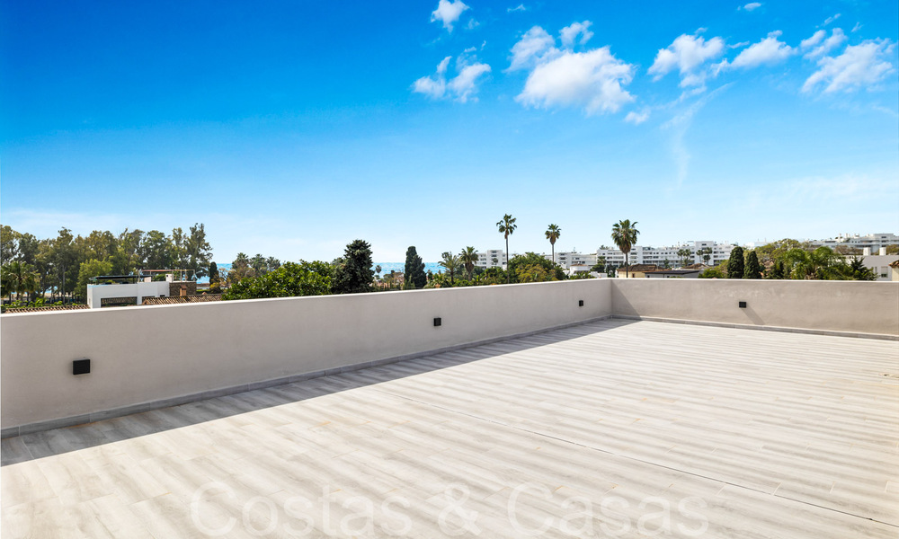 Ready to move in, new, modern villa for sale just steps from the beach and all amenities in San Pedro, Marbella 66989