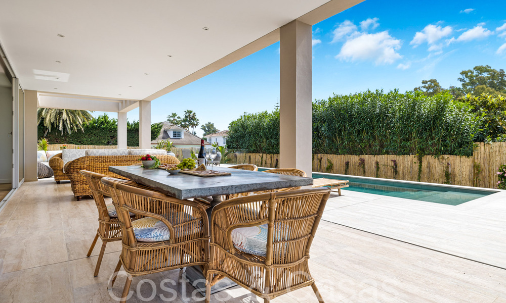 Ready to move in, new, modern villa for sale just steps from the beach and all amenities in San Pedro, Marbella 66990