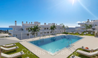 New, contemporary apartments with panoramic sea views for sale in gated residential complex near Estepona centre 63798 