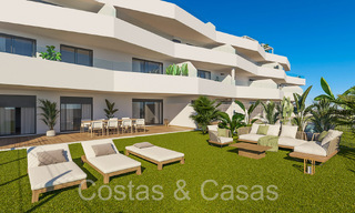 New, contemporary apartments with panoramic sea views for sale in gated residential complex near Estepona centre 63803 