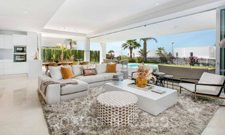 Ready to move in, modern luxury villa for sale in a privileged, secure urbanization in East Marbella 63831 