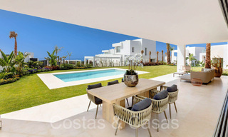 Ready to move in, modern luxury villa for sale in a privileged, secure urbanization in East Marbella 63835 