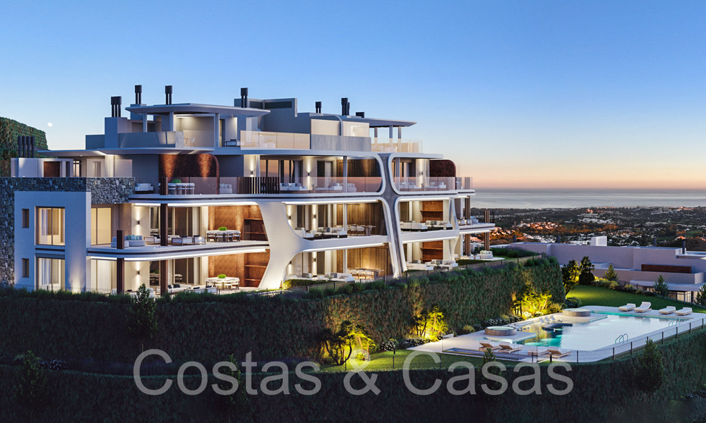 New development of boutique apartments for sale, in a privileged golf resort in the hills of Marbella - Benahavis 63767