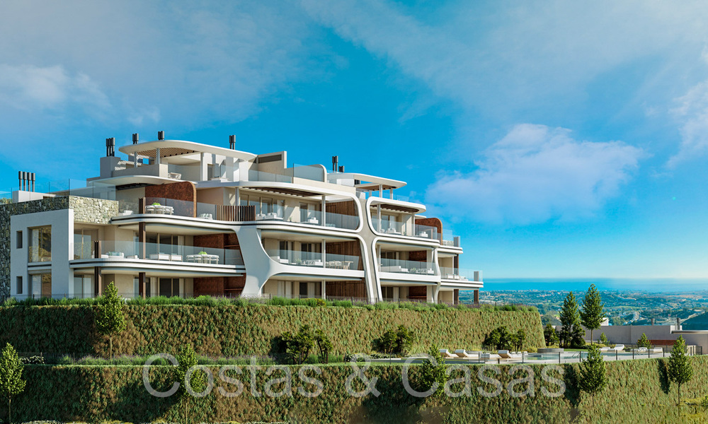 New development of boutique apartments for sale, in a privileged golf resort in the hills of Marbella - Benahavis 63768
