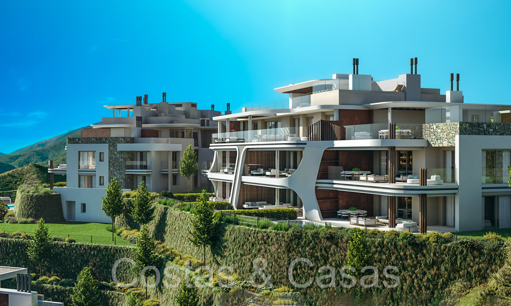 New development of boutique apartments for sale, in a privileged golf resort in the hills of Marbella - Benahavis 63770