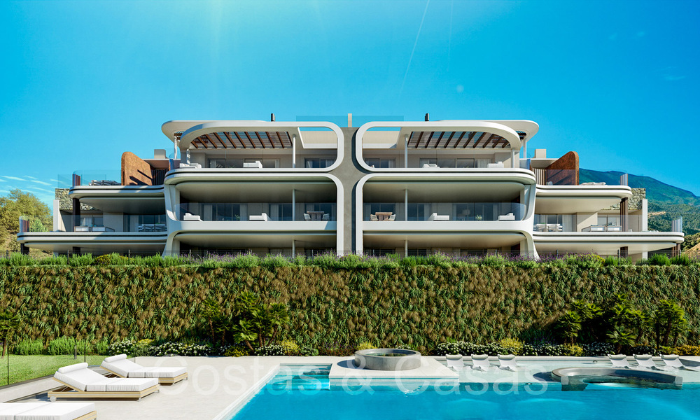 New development of boutique apartments for sale, in a privileged golf resort in the hills of Marbella - Benahavis 63771