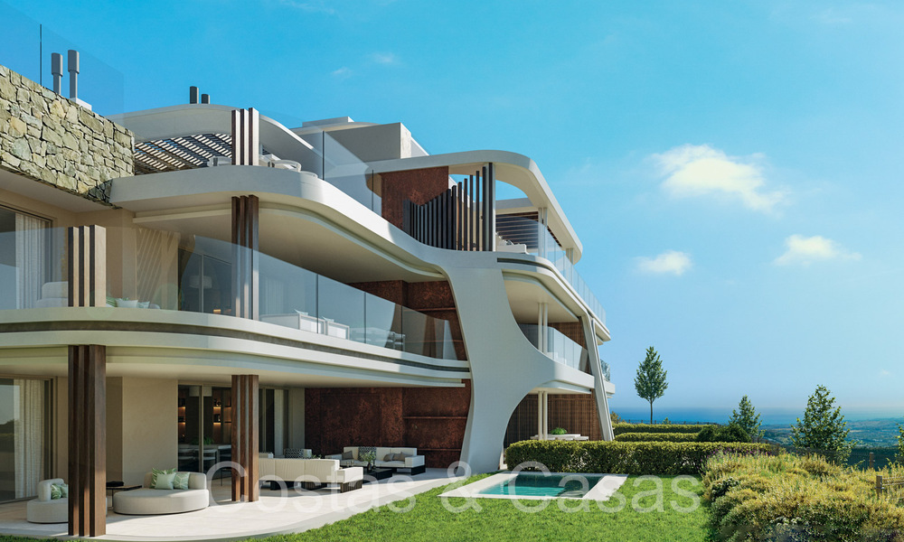 New development of boutique apartments for sale, in a privileged golf resort in the hills of Marbella - Benahavis 63772