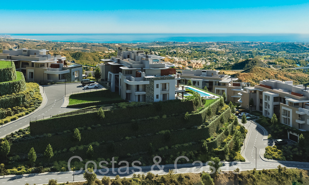 New development of boutique apartments for sale, in a privileged golf resort in the hills of Marbella - Benahavis 63773
